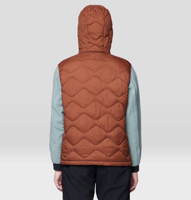 Women's Seek Out Snap Neck Vest, Color: Cocoa Brown, image 2
