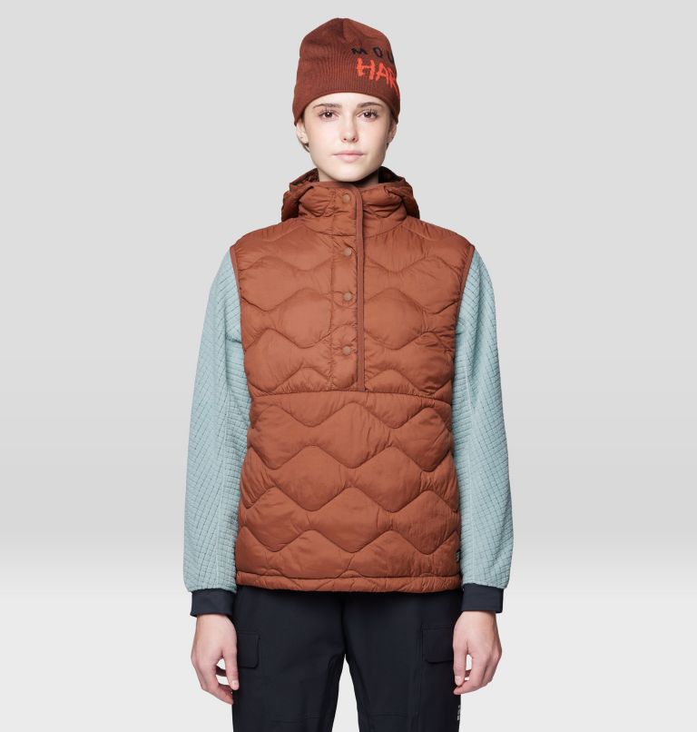 Women's Seek Out Snap Neck Vest, Color: Cocoa Brown, image 1