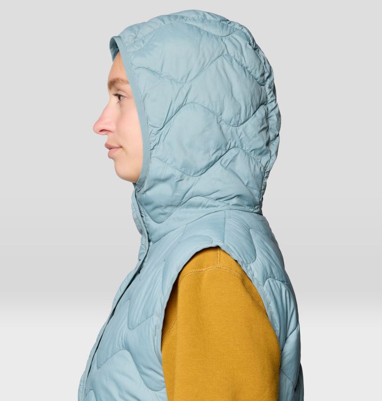 Women's Seek Out Snap Neck Vest, Color: Blue Sage, image 6