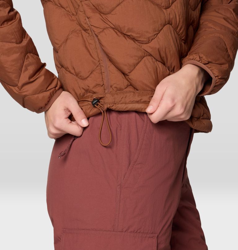 Women's Seek Out Snap Neck Pullover, Color: Cocoa Brown, image 5