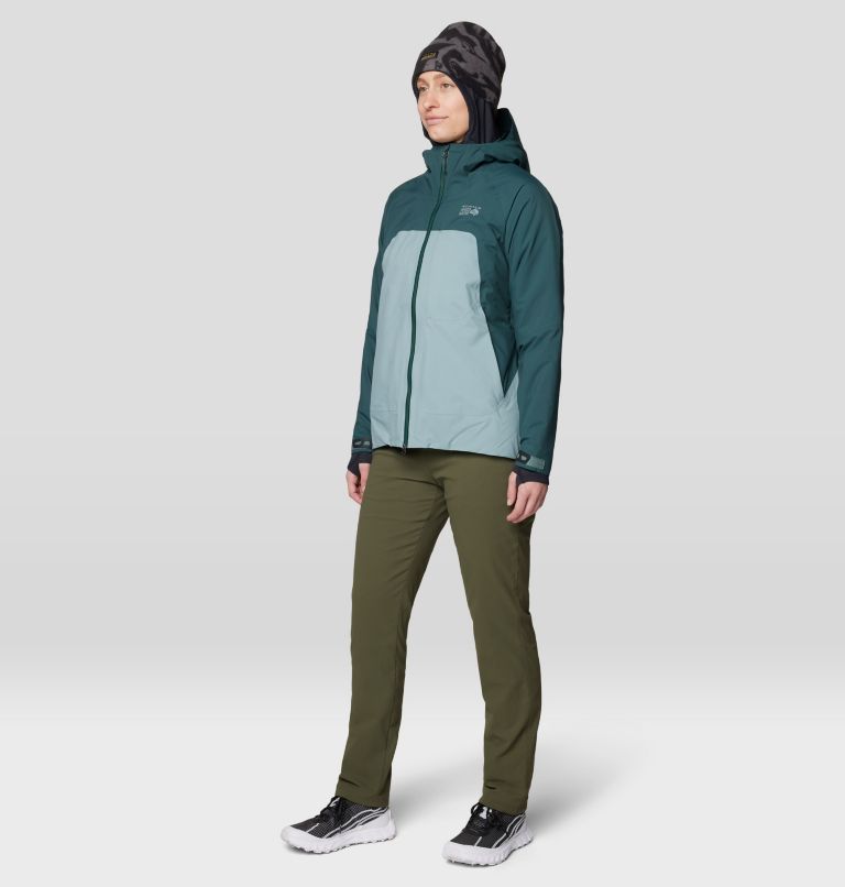 Women's Dynama Lined Pant, Color: Dark Pine, image 2