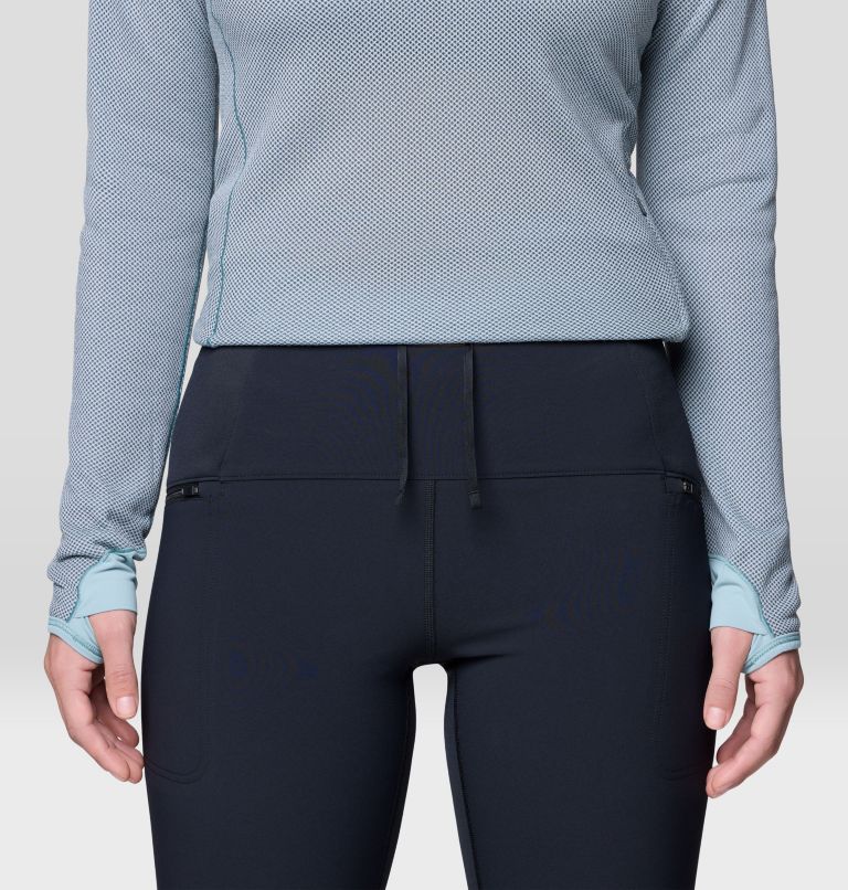 Women's TrailTracker Hybrid Tight, Color: Black, image 6
