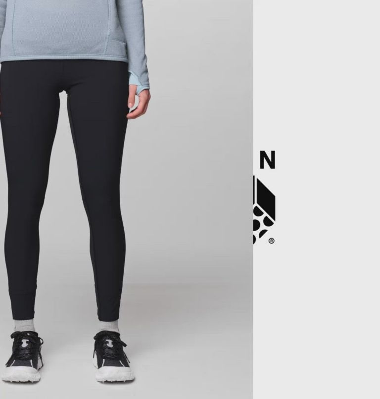 Women's TrailTracker Hybrid Tight, Color: Black