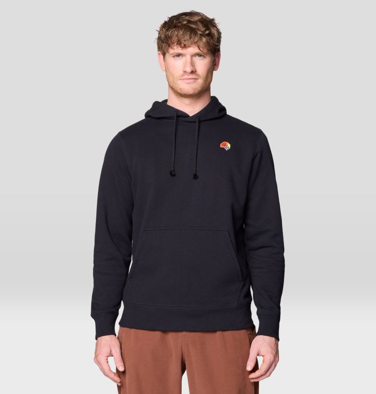 Men's Tri-Color Logo Hoody, Color: Black, image 1