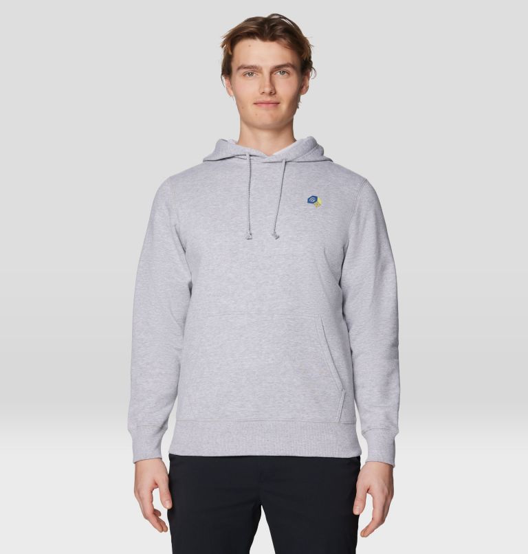 Men's Tri-Color Logo Hoody, Color: Hardwear Grey Heather, image 1