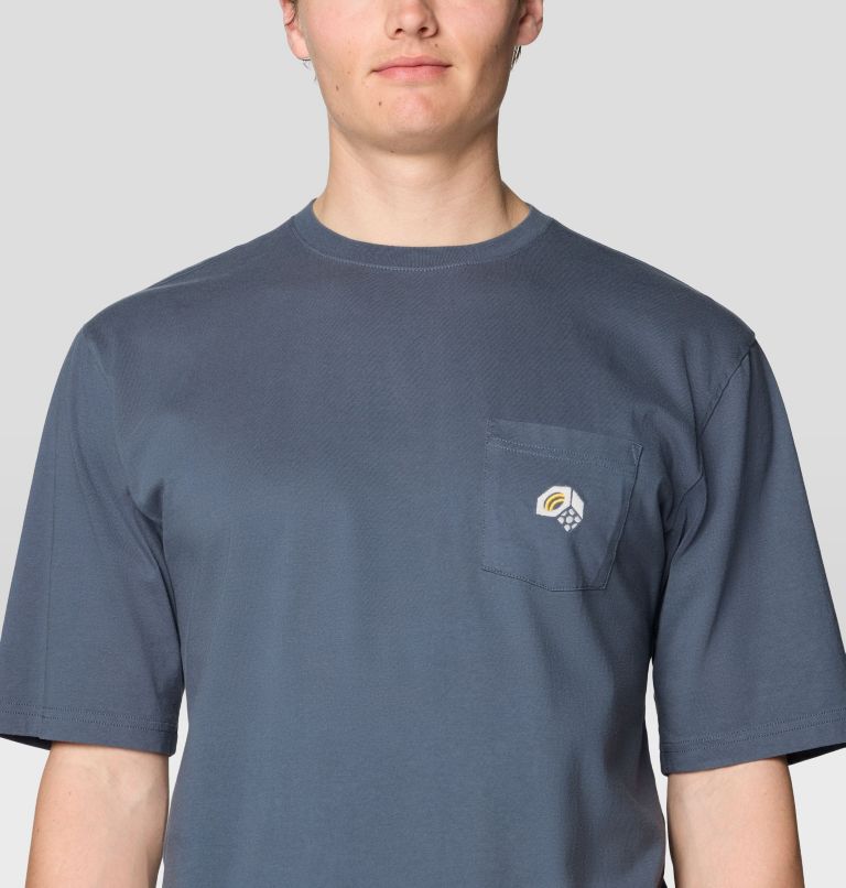 Men's MHW Logo Pocket Relaxed Short Sleeve, Color: Moon Blue, image 4