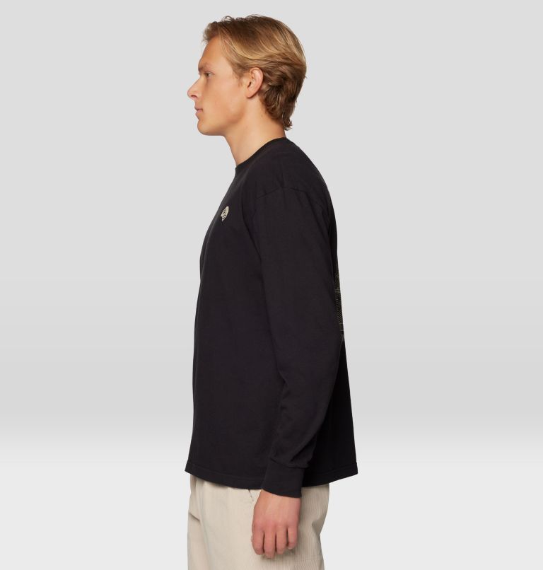Men's Rig Graphic Relaxed Long Sleeve, Color: Black, image 3