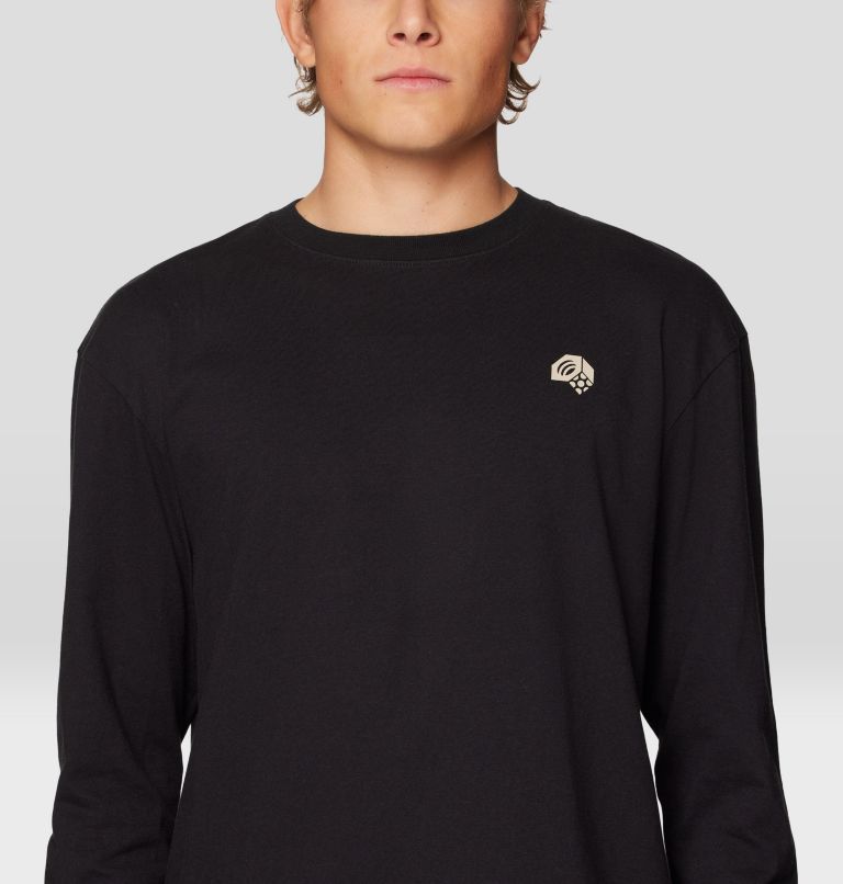 Men's Rig Graphic Relaxed Long Sleeve, Color: Black, image 4