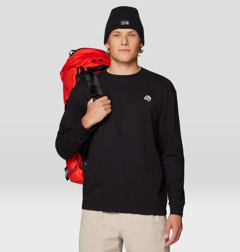 Men's Rig Graphic Relaxed Long Sleeve, Color: Black, image 6