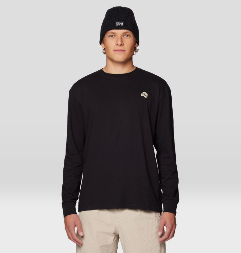 Men's Rig Graphic Relaxed Long Sleeve, Color: Black, image 1