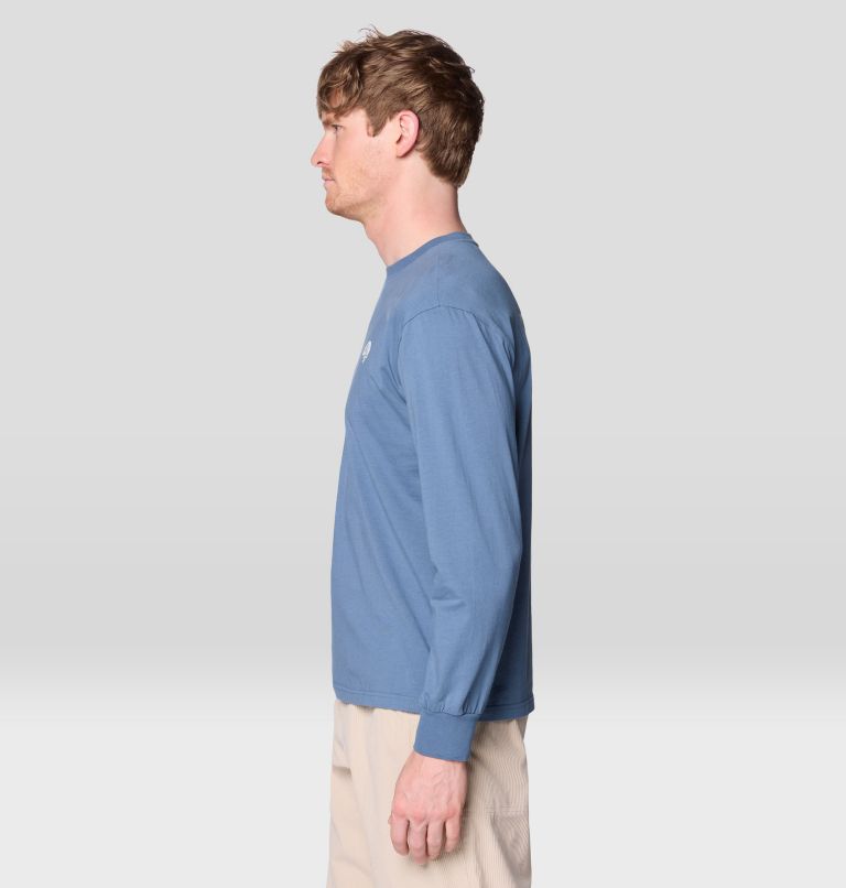 Men's Rig Graphic Relaxed Long Sleeve, Color: Adriatic Blue, image 3