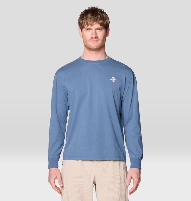 Men's Rig Graphic Relaxed Long Sleeve, Color: Adriatic Blue, image 1