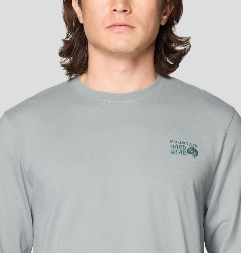 Men's MHW Big Mountain Long Sleeve, Color: Wet Stone, image 4