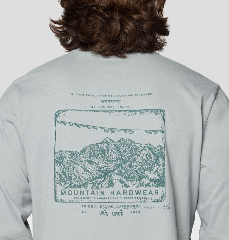 Men's MHW Big Mountain Long Sleeve, Color: Wet Stone, image 5
