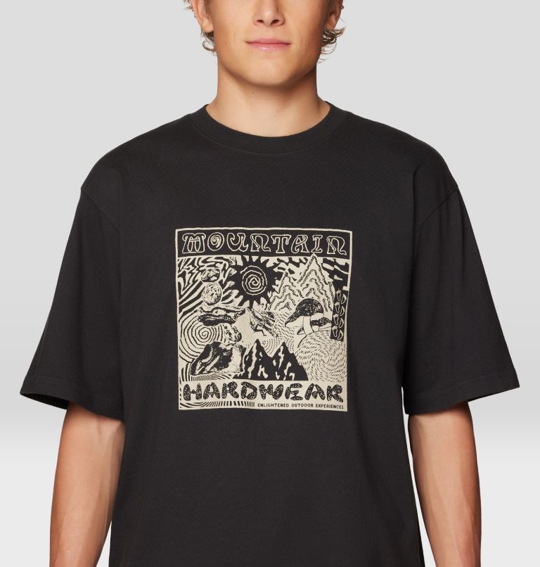 Men's Collab Graphic Short Sleeve, Color: Stealth Grey, image 5