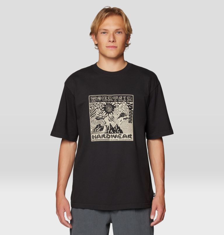 Men's Collab Graphic Short Sleeve, Color: Stealth Grey, image 1