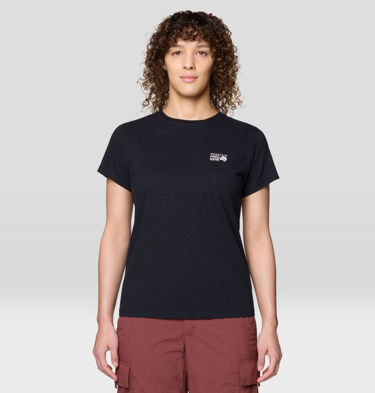 Women's MHW Logo Standard Short Sleeve, Color: Black, image 1