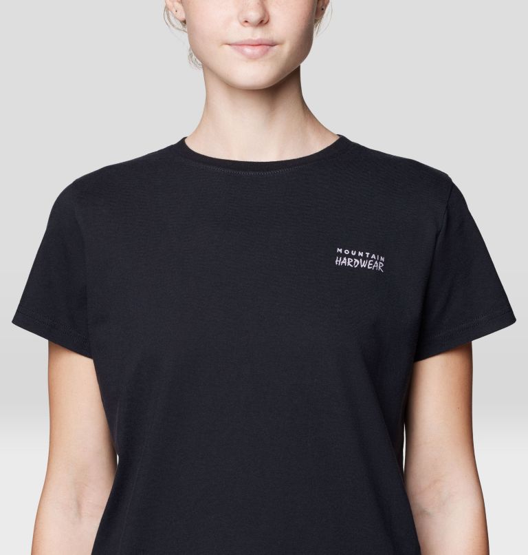 Women's MHW Logo Short Sleeve, Color: Black, image 4
