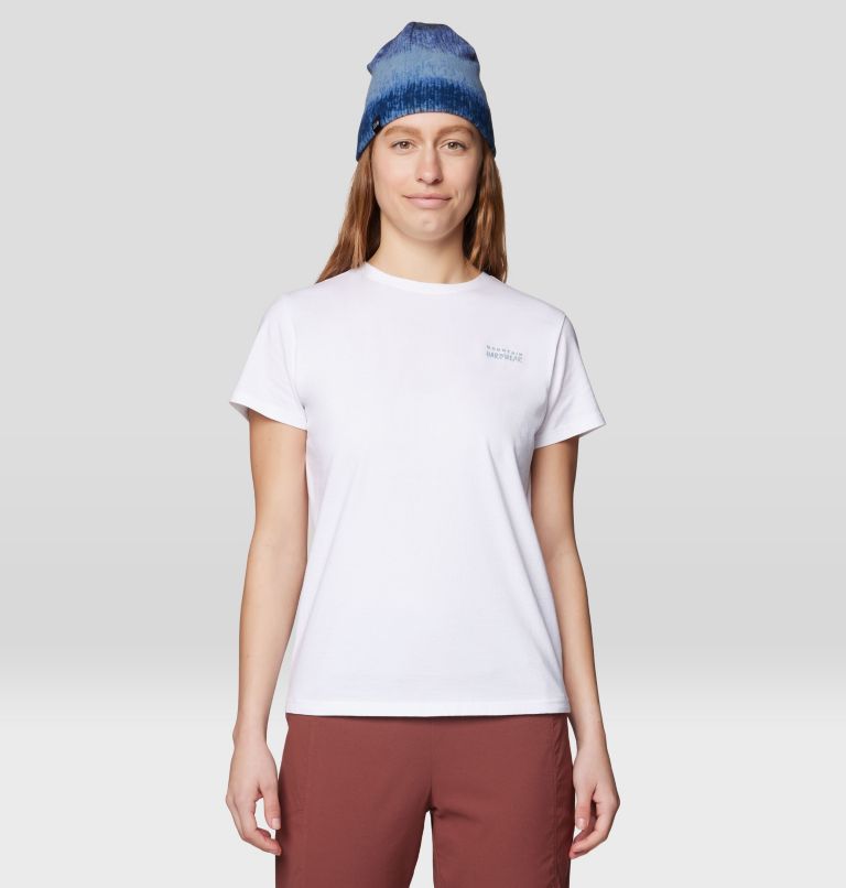 Women's MHW Logo Short Sleeve, Color: White, image 1