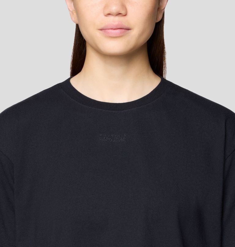 Women's MHW Center Logo Boxy Crop Short Sleeve, Color: Black, image 4