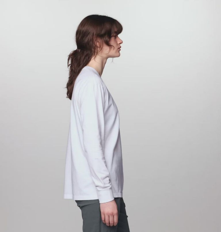 Women's MHW Logo Boxy Long sleeve, Color: White