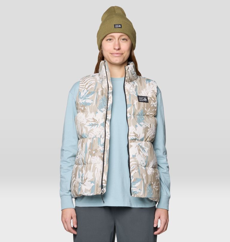 Women's MHW Logo Boxy Long sleeve, Color: Ice Shadow, image 4