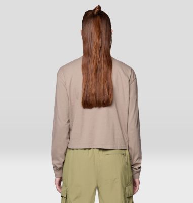 売れ筋商品|||マウンテンハードウェア カットソー トップス レディース Jagged Peak Boxy Crop Short-Sleeve Top - Women's Wild Oyster Mountain Hardwear Women's Jagged Peak Boxy Crop Short Sleeve