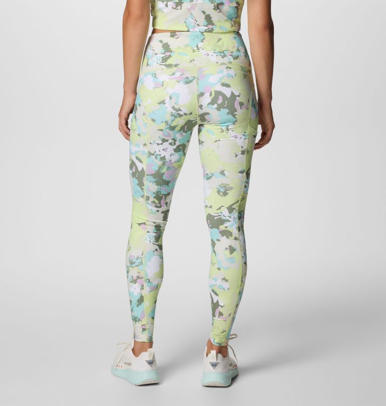 Women's PFG Open Water Printed Leggings, Color: Spring Yellow Wildblooms, image 2