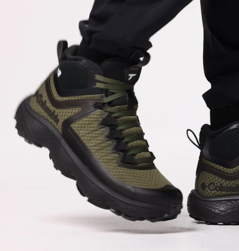 Men's Escape Thrive Titanium OutDry Mid Shoe, Color: Nori, Black