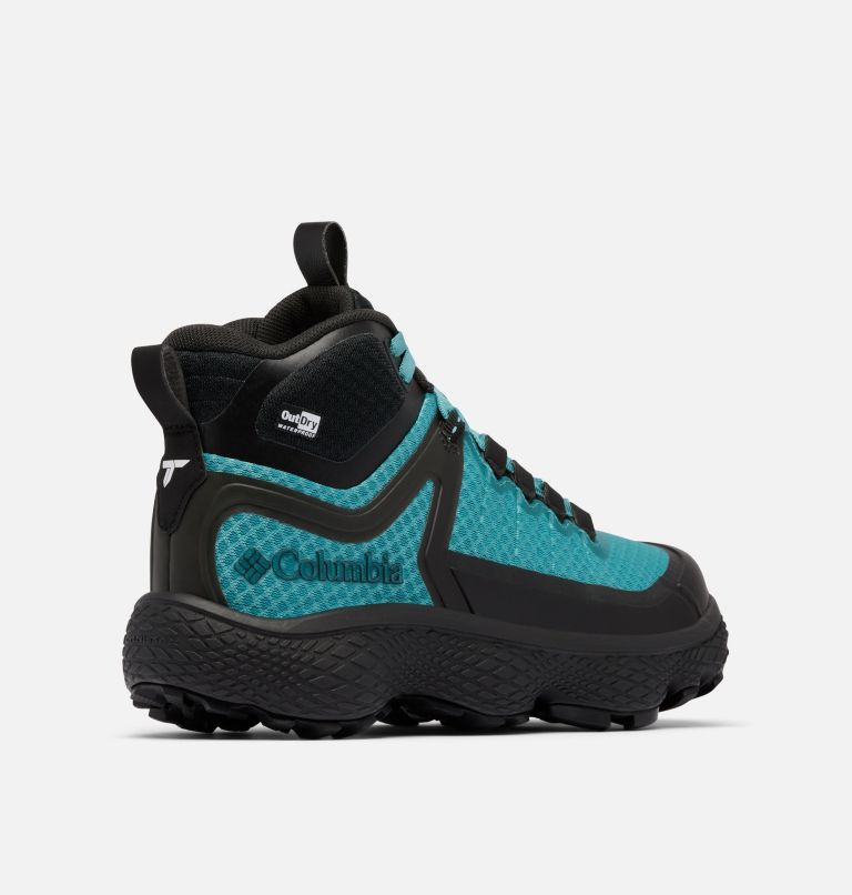 Women's Escape Thrive Titanium OutDry Mid Shoe, Color: Teal, Black, image 9