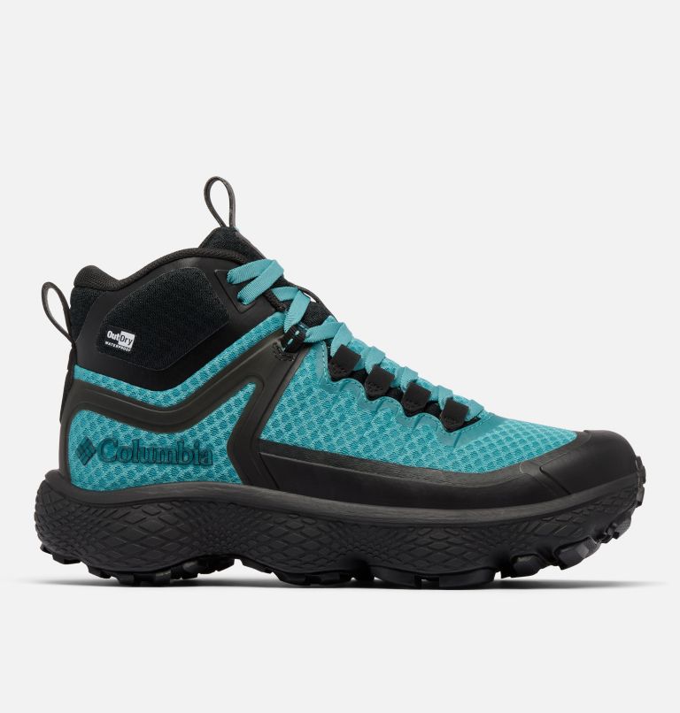 Women's Escape Thrive Titanium OutDry Mid Shoe, Color: Teal, Black, image 1