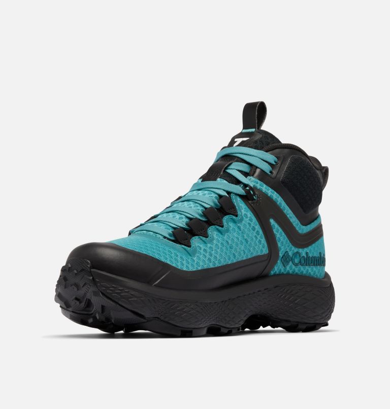 Women's Escape Thrive Titanium OutDry Mid Shoe, Color: Teal, Black, image 6
