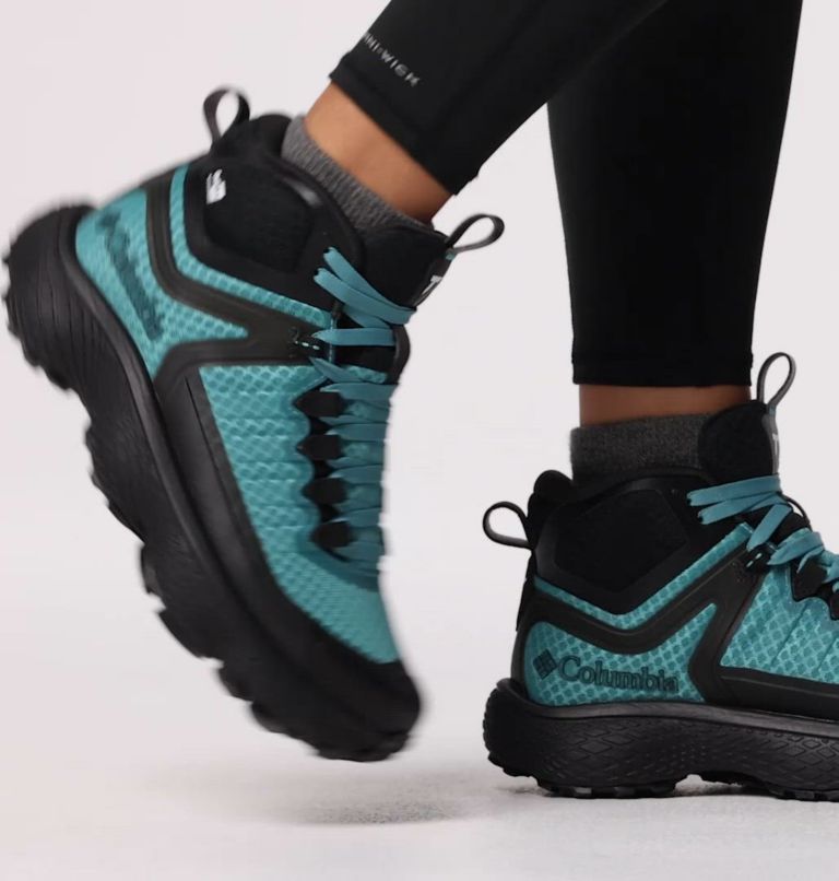 Women's Escape Thrive Titanium OutDry Mid Shoe, Color: Teal, Black