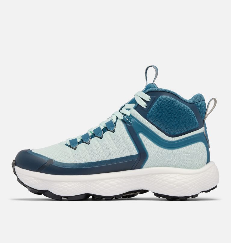 Women's Escape Thrive Titanium OutDry Mid Shoe, Color: Skylight, Blue Heron, image 6