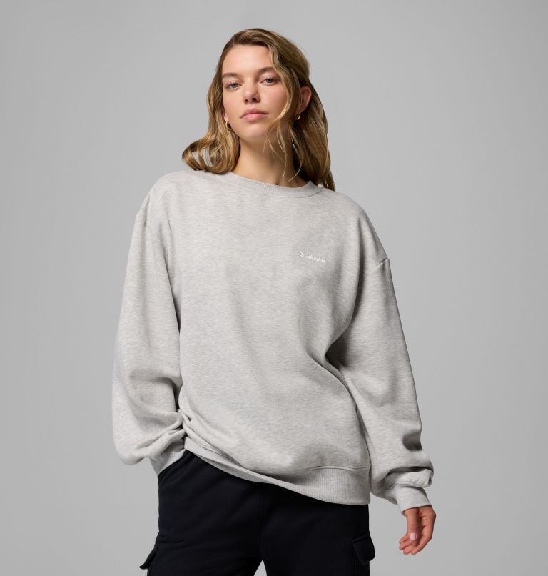 Women's Aldermore Crew Shirt, Color: Columbia Grey Heather, image 1