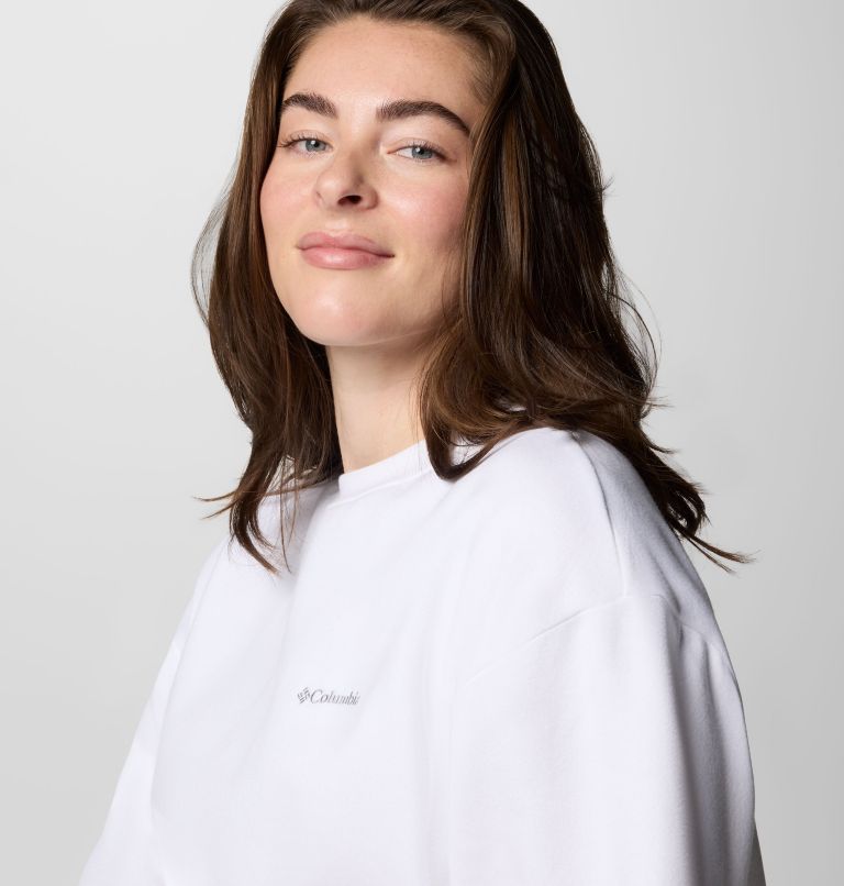 Women's Aldermore Crew Shirt, Color: White, image 4