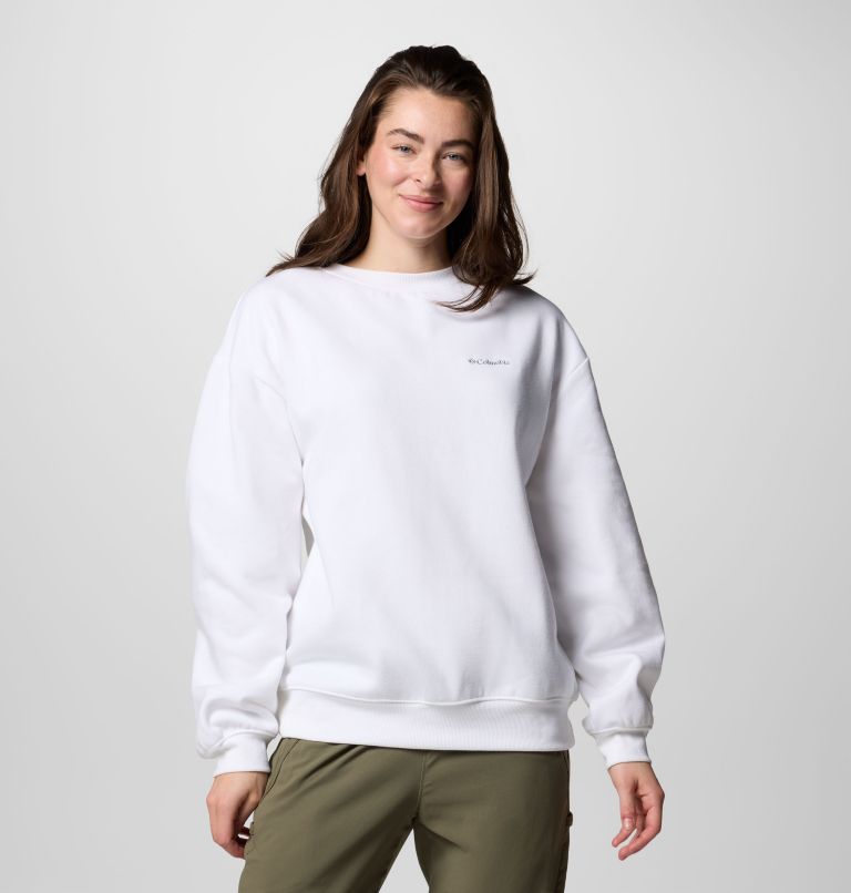 Women's Aldermore Crew Shirt, Color: White, image 1