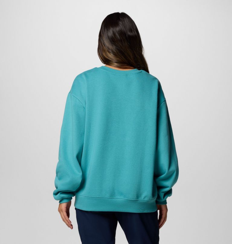 Women's Aldermore Crew Shirt, Color: Teal, image 2