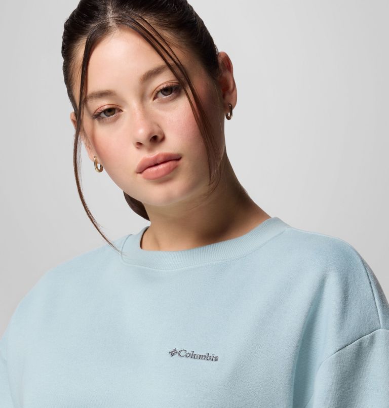 Women's Aldermore Crew Shirt, Color: Crushed Blue, image 5