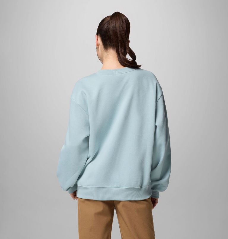 Women's Aldermore Crew Shirt, Color: Crushed Blue, image 3