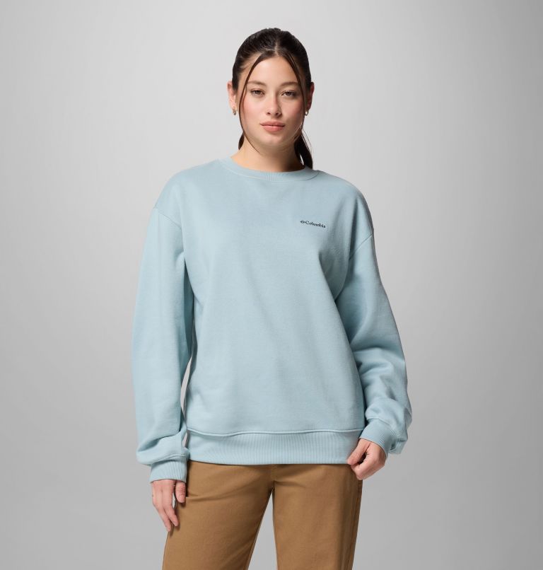 Women's Aldermore Crew Shirt, Color: Crushed Blue, image 1