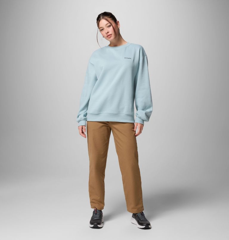 Women's Aldermore Crew Shirt, Color: Crushed Blue, image 2
