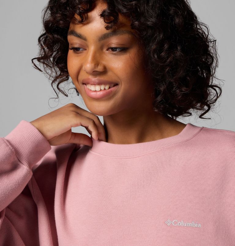 Women's Aldermore Crew Shirt, Color: Eraser Pink, image 6