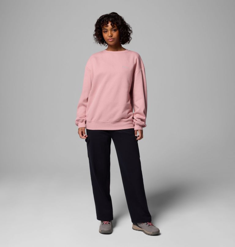 Women's Aldermore Crew Shirt, Color: Eraser Pink, image 2