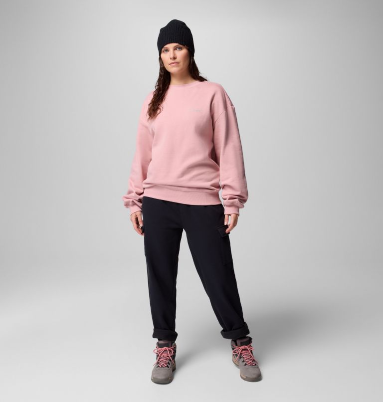 Women's Aldermore Crew Shirt, Color: Eraser Pink, image 8