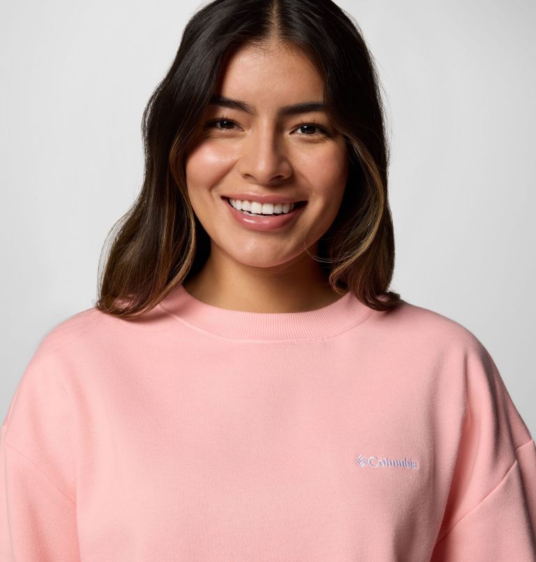 Women's Aldermore Crew Shirt, Color: Pink Sand, image 4