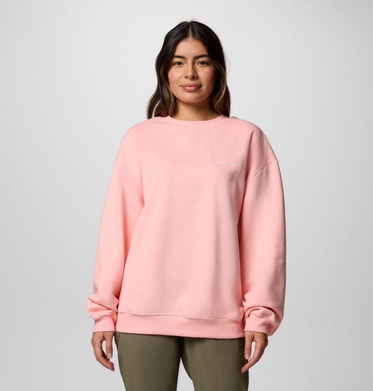 Women's Aldermore Crew Shirt, Color: Pink Sand, image 1