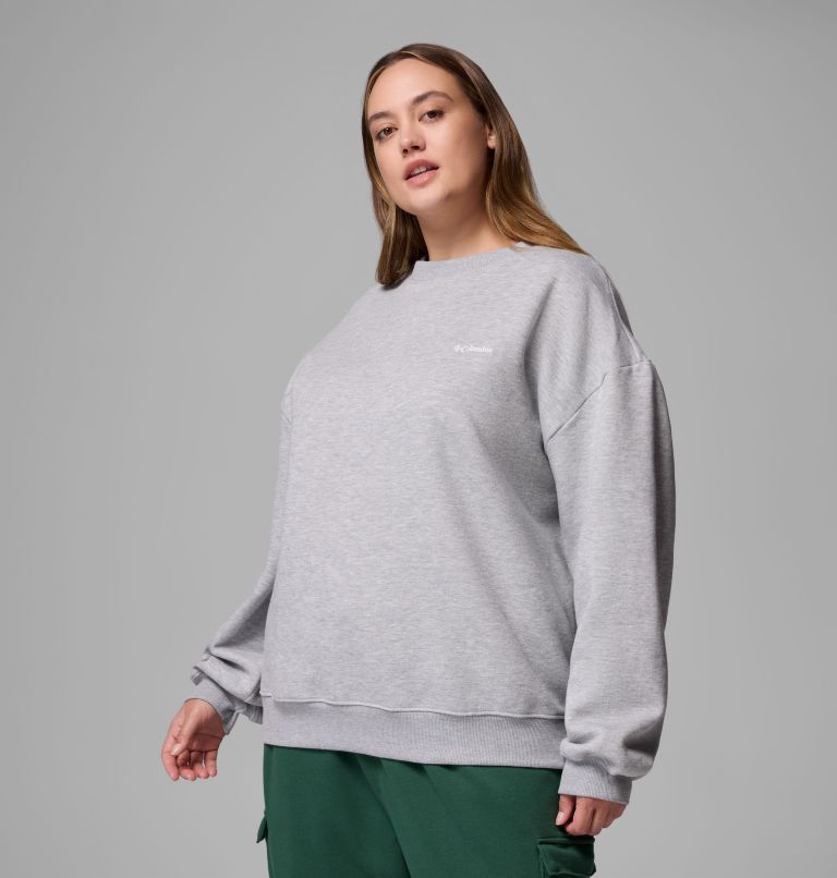 Women's Aldermore Crew Shirt - Plus Size, Color: Columbia Grey Heather, image 4