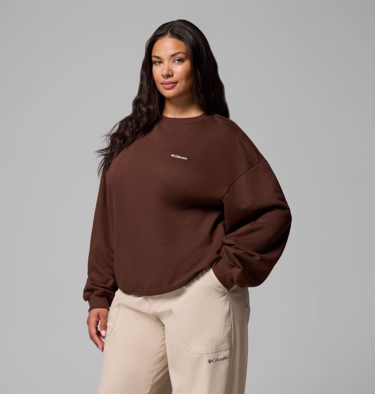 Women's Aldermore Crew Shirt - Plus Size, Color: Tobacco, image 4