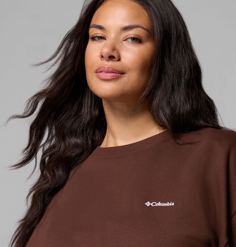 Women's Aldermore Crew Shirt - Plus Size, Color: Tobacco, image 5